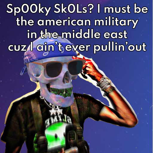 Quick💀Sp00ky Sk0Ls 💀 facts!

✅ Deflationary
✅ Metaverse
✅ Daily competitions
✅ Own digital land
✅ Passive income

💎 MINT FEB 4 - 11:30PM UTC 💪

#SolanaNFTs #NFTs #NFT #SOLANA