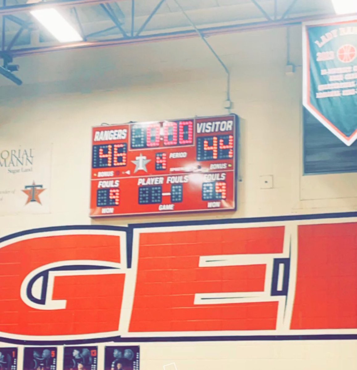 LadyRangerBB's tweet photo. Our varsity girls just got a big OVERTIME win over a tough @KHS_GirlsHoops opponent! So proud of how they persevered as a team to get the dub! Congrats to JV for also getting a huge win! https://t.co/7XFFAt2SRv