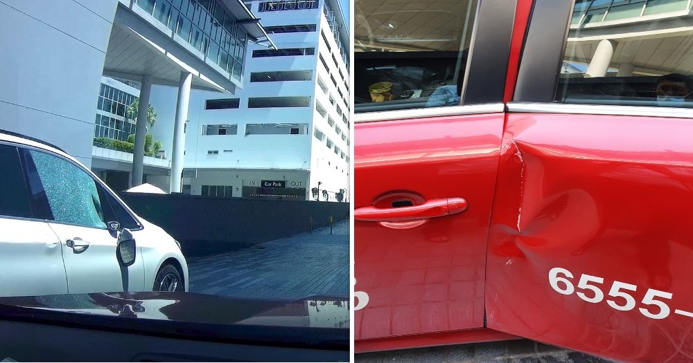 MothershipSG's tweet photo. S'pore taxi driver, 65, to foot bill for damages after passenger opens left-side rear door, hits BMW &amp; becomes uncontactable https://t.co/GYrYrNkrTZ https://t.co/KWszuBSOgM