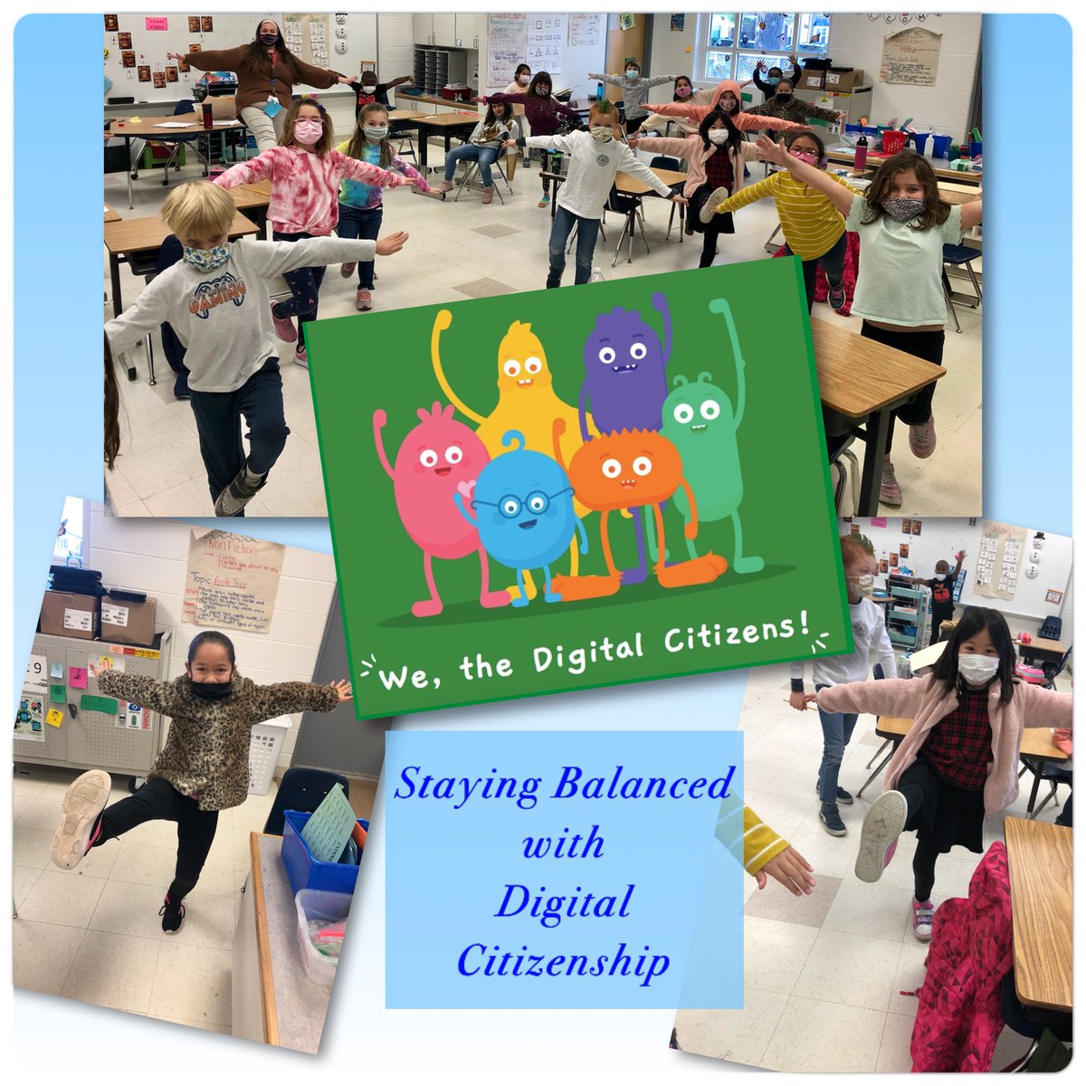 paulamott13's tweet photo. Finding the perfect #balance with #technology &amp; learning about #digitalcitizenship thru #movement @LinkhornParkES @vbschools @KScarbs @DrShewbridge @allyinvb @TechTeachVB @matthewcolohan @BeachSupe @HolkonAlex https://t.co/tswHjCxGnT