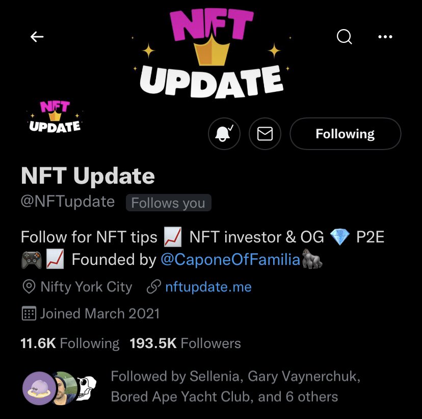 basicbearsnft's tweet photo. 👀 Thanks so much to @NFTupdate for following us! THIS IS CRAZY 🤯 https://t.co/2CZHTuqaNr