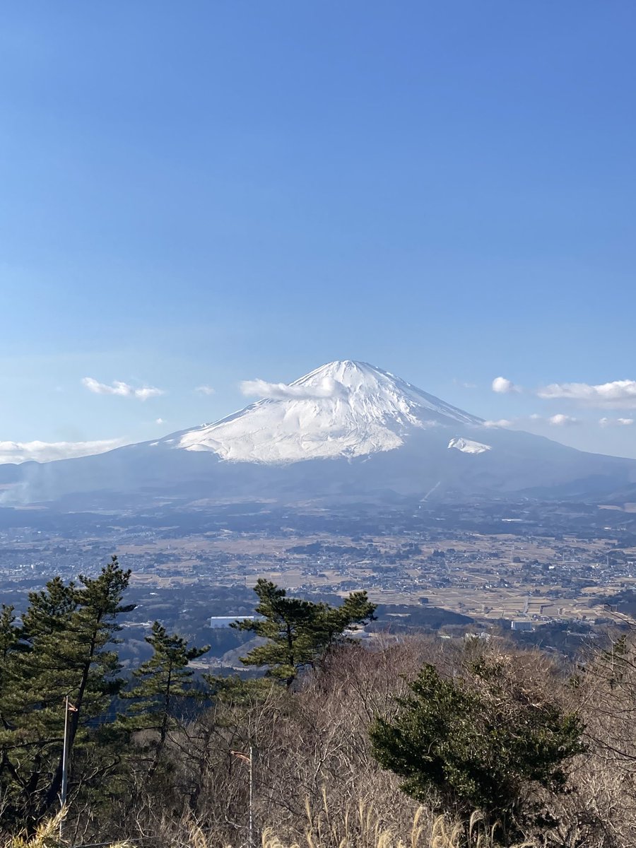 足柄峠からの富士山🗻