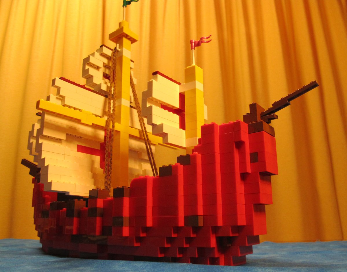 KOTOHir's tweet photo. #LEGO #sailing_ship #columbus   In 1492, Columbus' fleet, flagship of the Santa Maria, rediscovered the New World (Caribbean). https://t.co/cWfePZwA1V