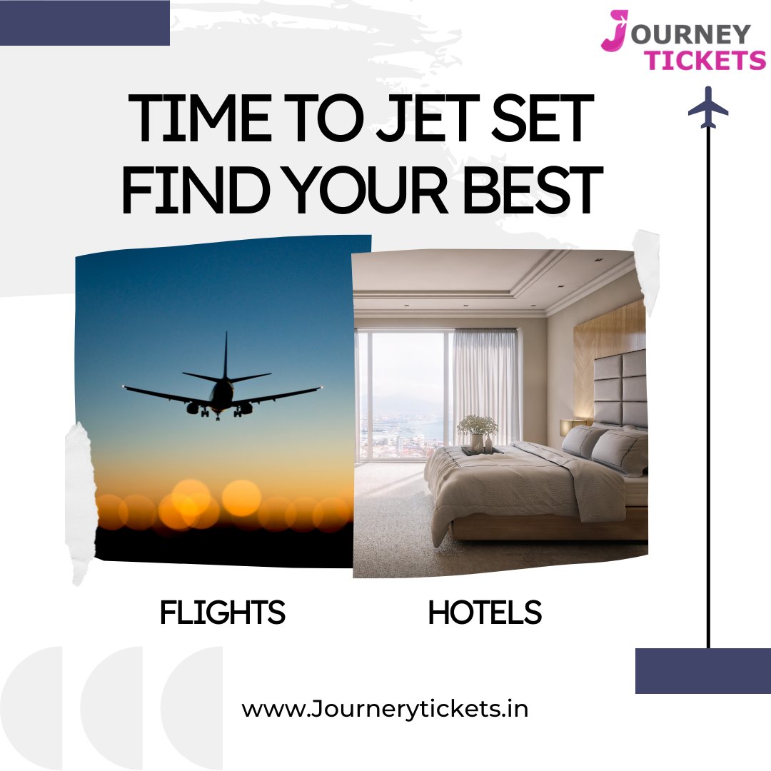 journeytickets1's tweet photo. Travel season is coming, do you have the best outfits?
Itβs time to pre-book the best summer trip of your life.
So, donβt miss to search for the perfect flights and hotels.
#flightbooking #journeytickets #bookaflight #flightsonline #airtickets #bookhotel #hotel #doyoutravel https://t.co/JUDvUhYA0A