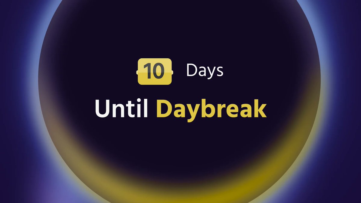 DuskFoundation's tweet photo. On Daybreak, our Testnet will launch with the first cluster of nodes. From that moment on, the blockchain will be live 🚀

You can join as a provisioner (a node) or use the block explorer to learn about the network 🕵️

Find out more here 👉  https://t.co/nK8YoP8ijt https://t.co/VJA0z0dGrr