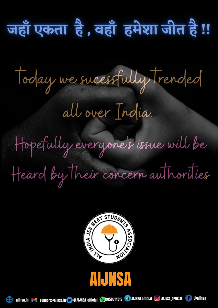 srishtii_05's tweet photo. we won't stop until we get justice!!
@AIJNSA_official  demands

#stopofflineexams
#stopoffineclasses
#studentslivesmatter https://t.co/q0eCk7ExT6