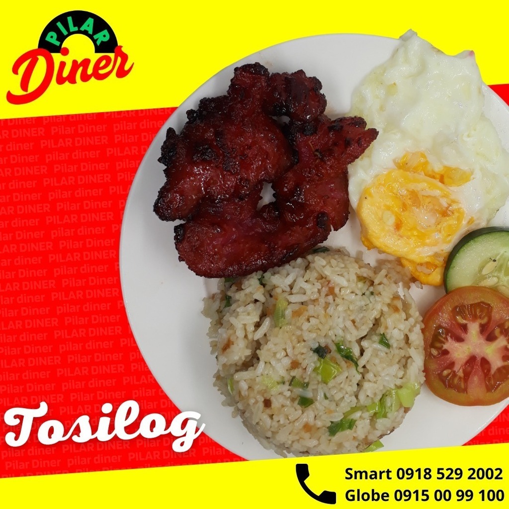 pilardiner's tweet image. Tosilog is one of those rice breakfasts we have in the Philippines where it is made out of tocino (a sweet fried pork), itlog (fried eggs) and sinangag (garlic fried rice) usually served with coffee. #PilarDiner #BataanFoodies #BataanBased #Bataan⁠ … pilardiner.tumblr.com/post/674051360…