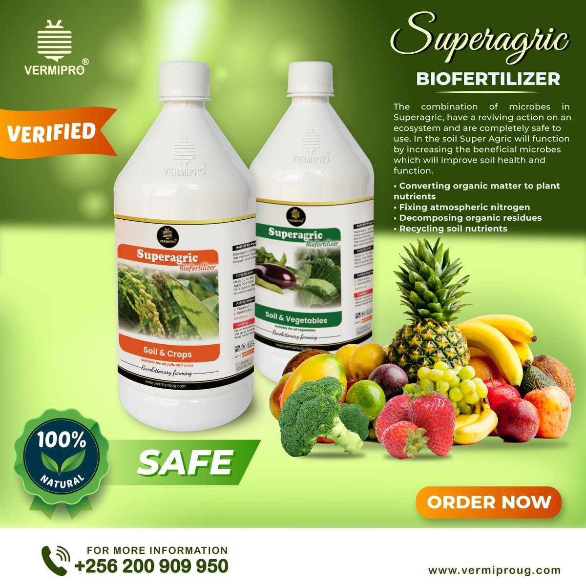 VermiproLtd's tweet photo. World class Bio-agricultural inputs https://t.co/uHJAx62Vpu