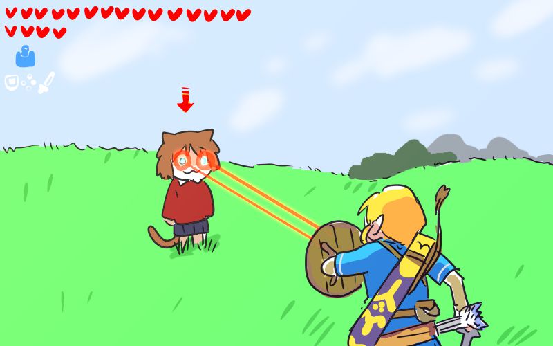 リンク(ゼルダの伝説) 「」|ぼぞんのイラスト