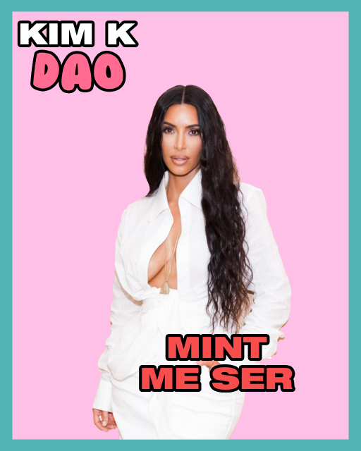 We may not sell out tonight, but tomorrow. KimK DAO is going to make huge waves!!! #NFTProject #NFT #NFTCommmunity #NFTdrop