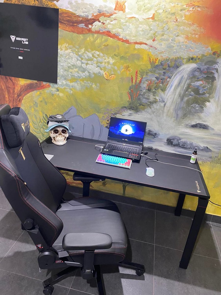 JoshuaRaynerr's tweet photo. @secretlabchairs #ad #promotion Set-up https://t.co/Wk7Vrylpvk