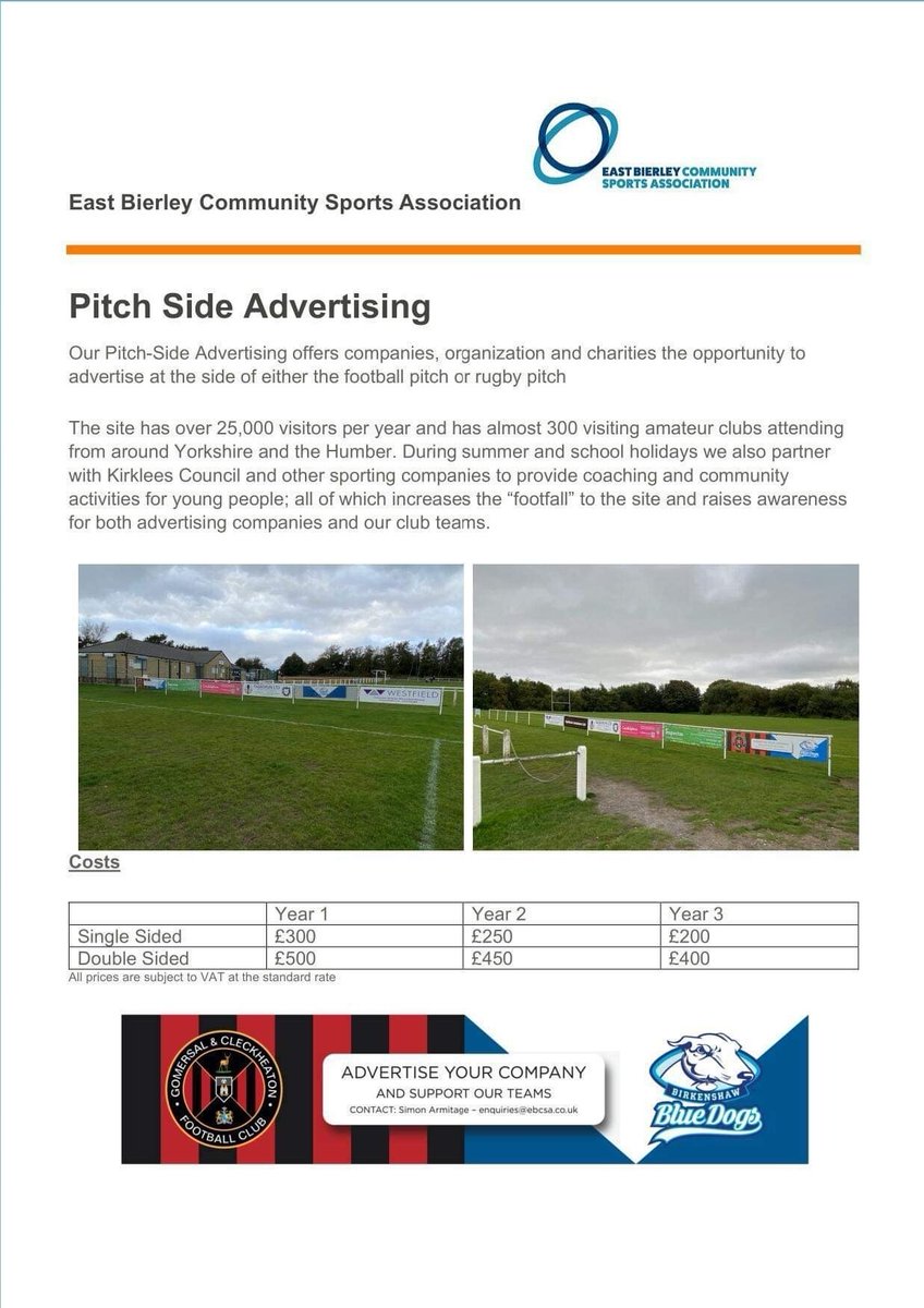 BBluedogs's tweet photo. A massive thank you to @LinkGroupHelp and Dogs unleashed for becoming the latest sponsors to join the Bluedogs family. We still have some great opportunities for local businesses to get on board with pitchside advertising. A low cost way to advertise your company locally. https://t.co/g3WkcDaVKu