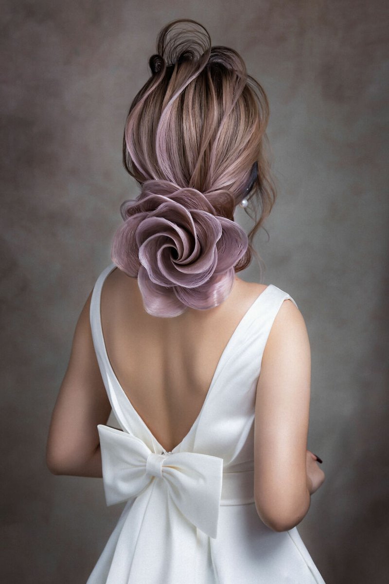 EthelDa8494's tweet photo. Artist Creates Delicate Hairstyles In The Form Of Flowers
#beautiful https://t.co/yyGWhQaX7M