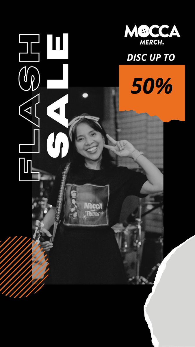moccaofficial's tweet photo. Weekend ini @moccamerch lagi bikin Flash Sale di https://t.co/ejcDDsHsdE   . Dapatkan diskon Up To 50% buat produk Merchandise Mocca https://t.co/xVIytX69e3