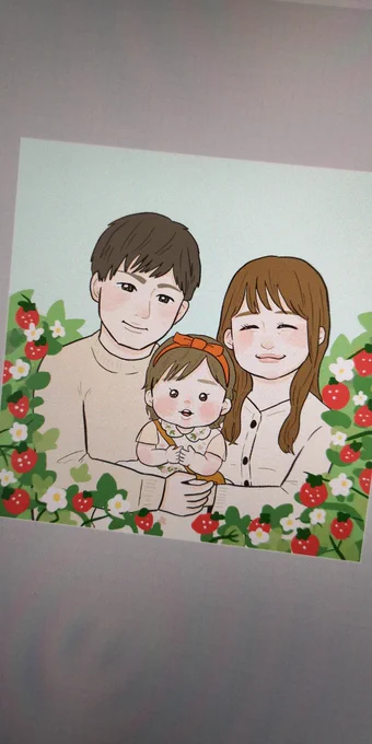 お名前クッキーにしてみた(*'ω`*)可愛いでは#赤ちゃん #似顔絵 #似顔絵アイコン 