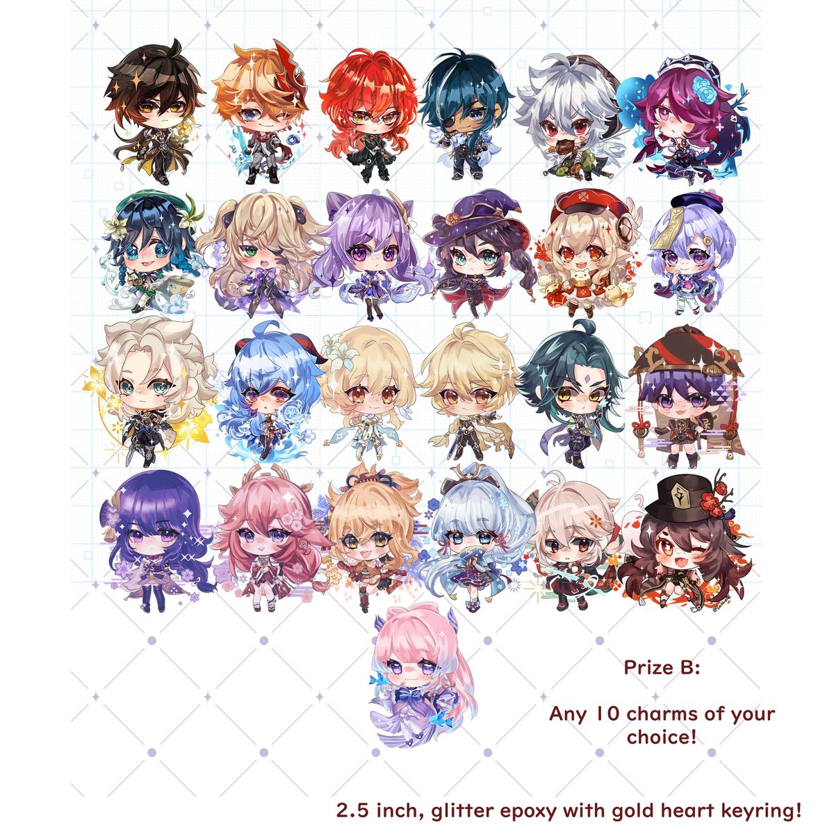 lushiette1's tweet image. 💠~GIVEAWAY~💠

(Thank you for 5K+ and a successful kickstarter!!)

💠Follow and RT to enter!
💠Win Prizes A-C (one winner per prize)
💠International shipping OK!
💠QRTs won't count as an entry!

💠Store is open if you don't feel like trying your luck~

Good luck ^^/ #genshin