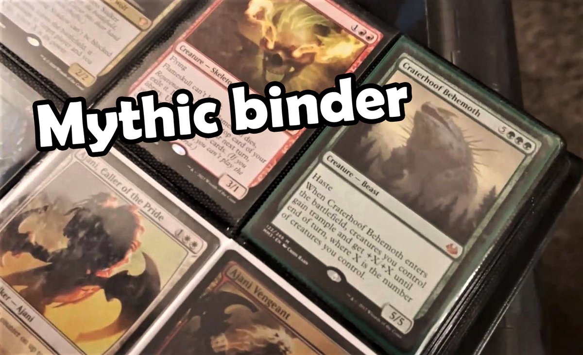 MTG - What years of collecting looks like...

#MTGcollecting #MTGmythics #MTGbinder #MTGyoutube

Video link - youtube.com/watch?v=MZ7CLg…