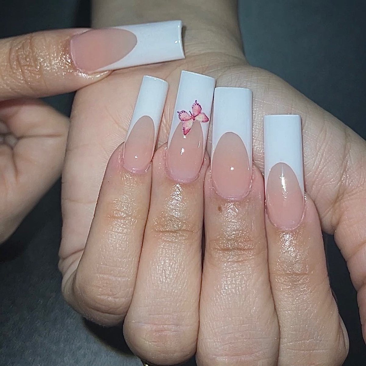 aashley_torres's tweet photo. Acrylic French - not painted🥰 https://t.co/inmMJjPFHv
