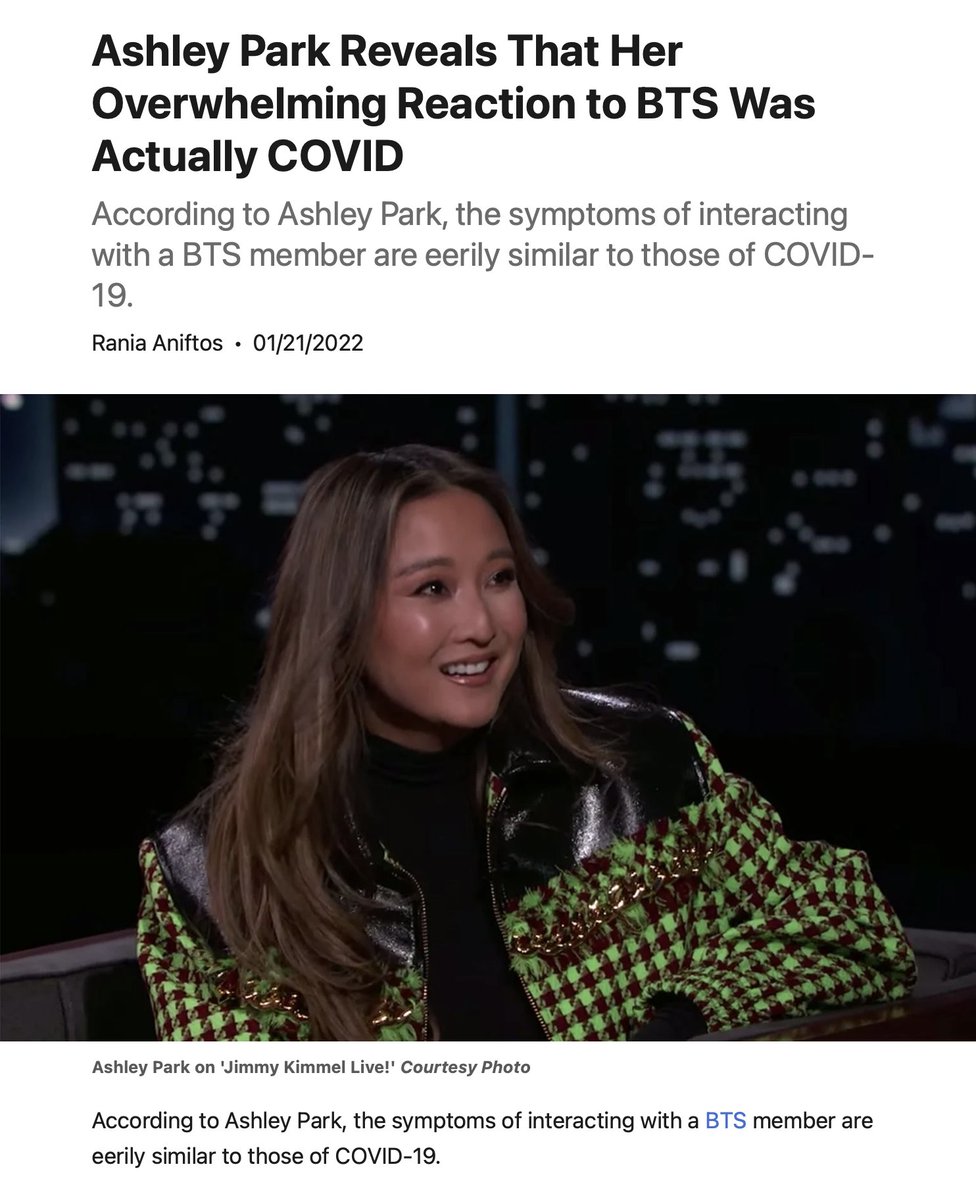 BTSPressData's tweet photo. Racism is not humor. Racism is not a headline. @jimmykimmel and @billboard’s actions perpetuate the hate and xenophobia Asians have experienced throughout the COVID pandemic. They owe BTS, Ashley Park, and the Asian community an apology. https://t.co/WSKnccNIBa