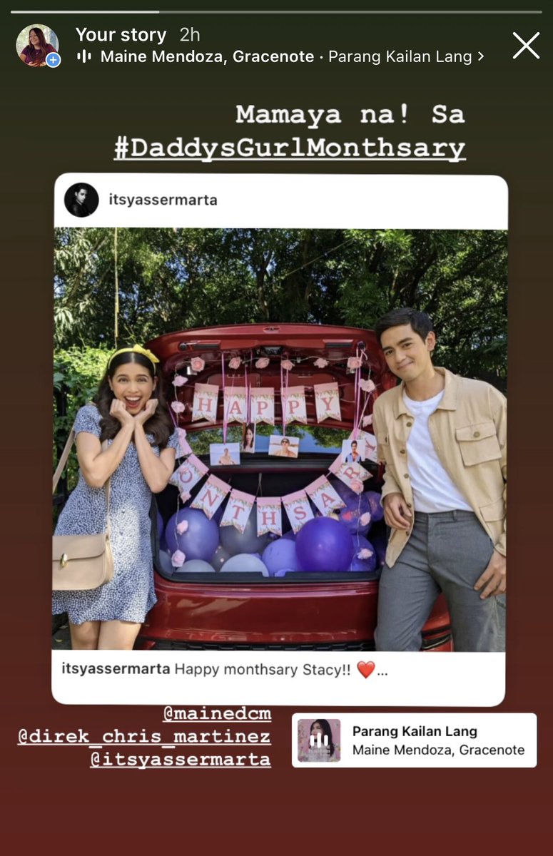 Mamaya na! #DaddysGurlMonthsary