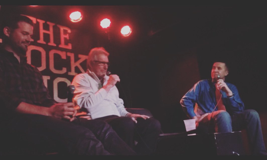 So many amazing stories. He asked if we could stay on stage longer so he could keep sharing them. Just an absolute gem of a human being. #Isles