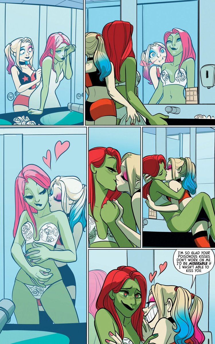 sapphicslike's tweet image. harley quinn: eat bang kill tour #1