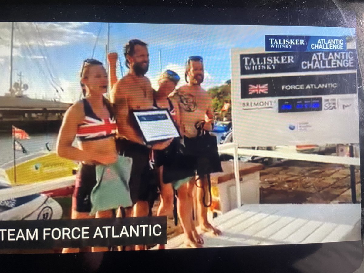 3roofs's tweet photo. Team Force Atlantic has landed as the new world record holders.  Huge congratulations. https://t.co/vKo6WpcM7Q