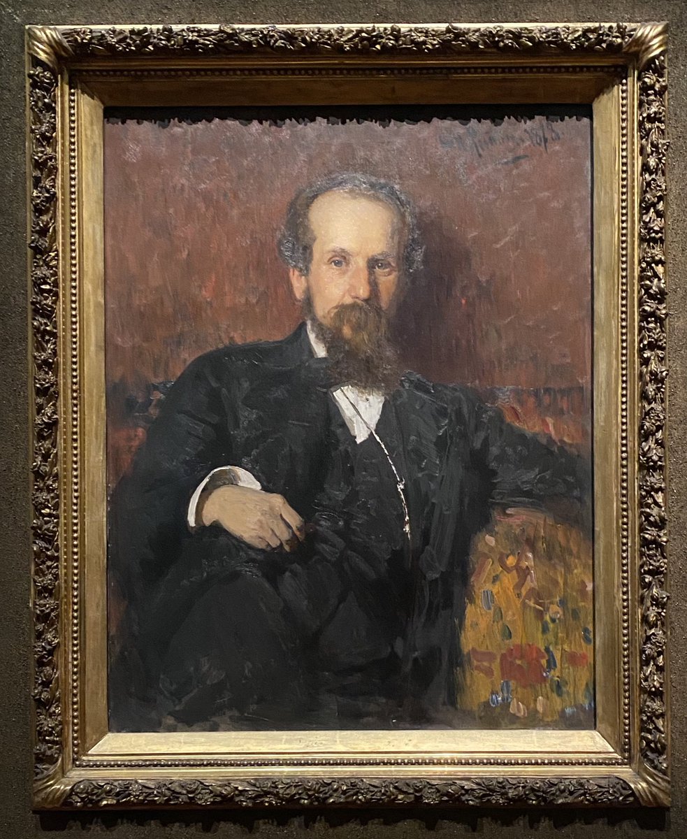 PLungheretti's tweet photo. Au @PetitPalais_, admirable première rétrospective en France consacrée à Ilya Répine, très grand peintre, remarquable portraitiste, il nous plonge dans la Russie de la fin du XIXe siècle et ses bouleversements historiques #Repine #PetitPalais https://t.co/l1rrDY3ltL