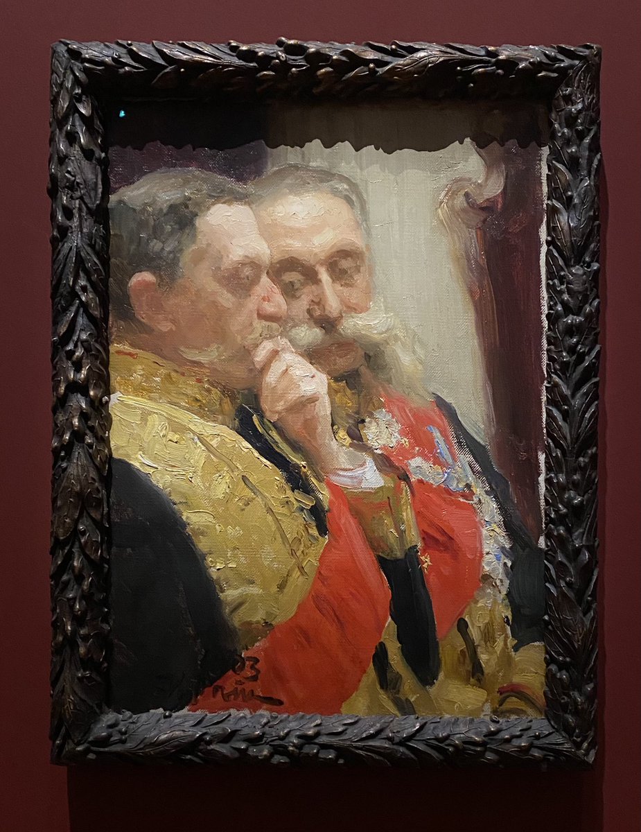 PLungheretti's tweet photo. Au @PetitPalais_, admirable première rétrospective en France consacrée à Ilya Répine, très grand peintre, remarquable portraitiste, il nous plonge dans la Russie de la fin du XIXe siècle et ses bouleversements historiques #Repine #PetitPalais https://t.co/l1rrDY3ltL