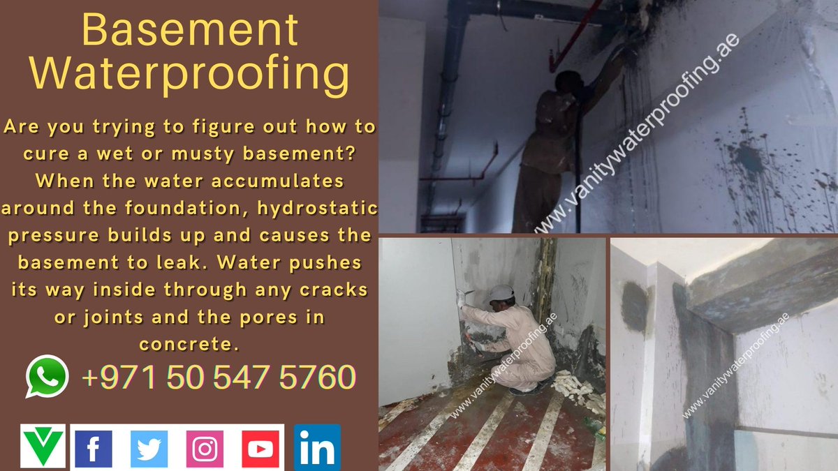 vanitytechnical's tweet photo. Basement Waterproofing

Call or What app
+917 50 547 5760

Get more details
https://t.co/Ad5QZyPcGQ

#waterproofing #Basement-waterproofing #ajman #sharjah #dubai #waterproofinguae
 #roofgutterwaterproofing #Basement-waterproofingdetails #waterproofingofroofdrain https://t.co/kKyNpBo8vR
