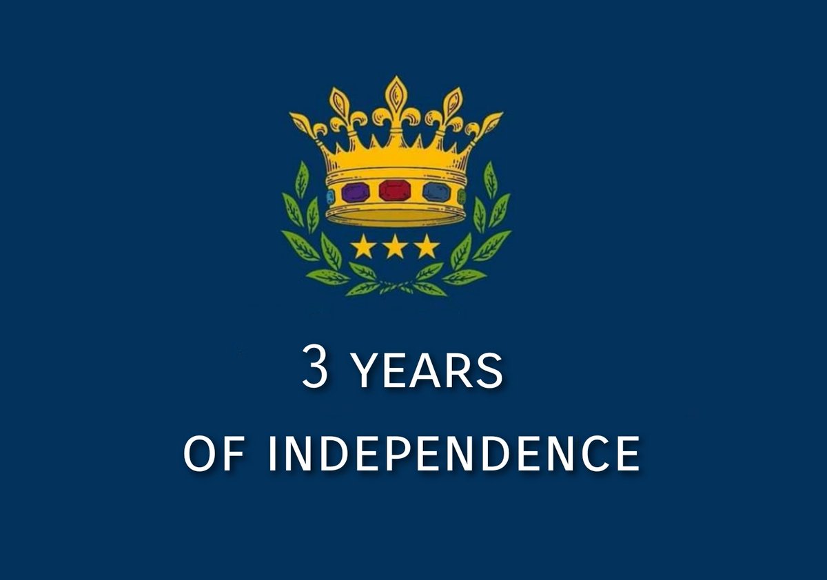 DamoraGov's tweet photo. We are very pleased to announce that today, Kingdom of Damora celebrates 3rd year of independence. Let's celebrate this marvellous day.

Today is a day off from work.

#Micronations #MicronationalCommunity #MicronationalUnity #micronation #MicroWorld https://t.co/ABNU9TGPaU