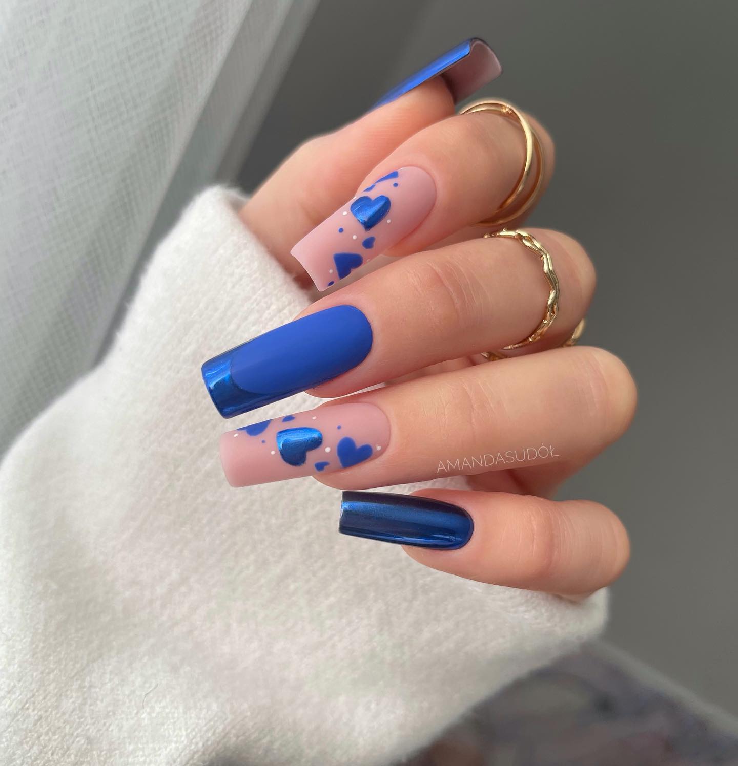 Cute Manicure on Twitter: "Glamorous Royal Blue Valentines Nails with  Hearts 😍 Tap for more ✓ https://t.co/eyK411mWDj @ManicureCute  #valentinesdaynails #valentinesnails #nail #nails #nailart #ValentinesDay  #valentinesday2022 #valentines2022 #rednails ...