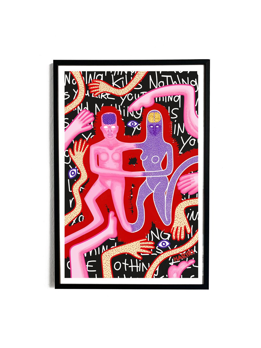 JuliaHariri's tweet photo. These limited Fine Art Prints are available now🥰 
✨size 40x60cm (15,7x23,6")
✨350 g/m2 Hahnemuehle Musuem Etching Paper
✨comes handsigned and numbered
✨worldwide shipping

https://t.co/zxDrYQ54E5 https://t.co/JotEiBh8f2