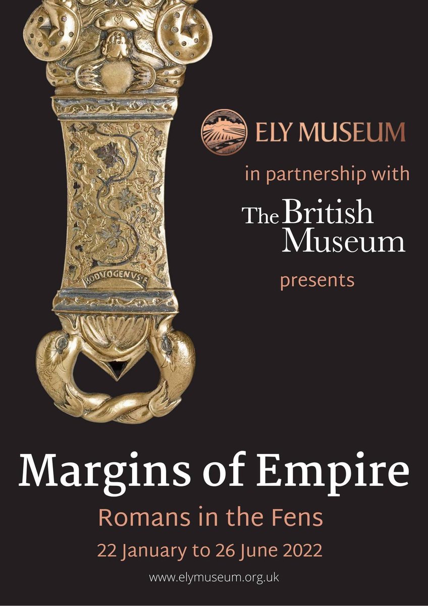 ElyMuseum's tweet photo. Our new exhibition, #MarginsOfEmpire in partnership with the @britishmuseum opens today!

Margins of Empire explores the often unseen role of people living in the Roman Empire who were not Roman citizens &amp; examines their religious beliefs, craft skills and role in the military. https://t.co/LFju0PZ7QB