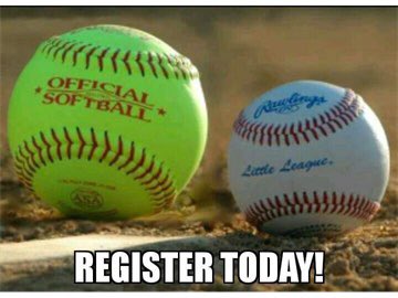 hdgll's tweet photo. Register for t-ball, softball or baseball today at https://t.co/l6x0qJniwE https://t.co/bEyU5Y3kKM