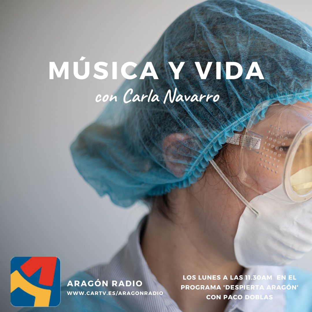 _carla_navarro_'s tweet photo. El próximo lunes 24 de enero en "Música y Vida" de @despiertaaragon  hablaremos de cómo la música y la #musicoterapia entran en una #UCI de adultos. Nos acompañará  @JavierAlcantaMu  de @diversolidaria  Escúchanos en 👇https://t.co/o1RPnlrUmS https://t.co/nanGsk9cWj