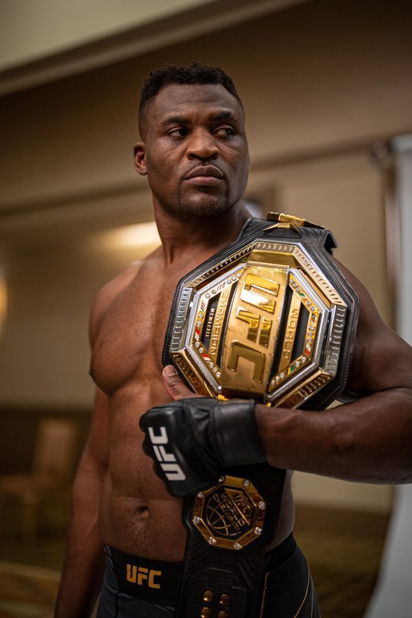 mcdibenja_'s tweet photo. The Champion of Champions #FrancisNgannou 💪💪
#CHAMPS #UFC https://t.co/qMe25AeWI9