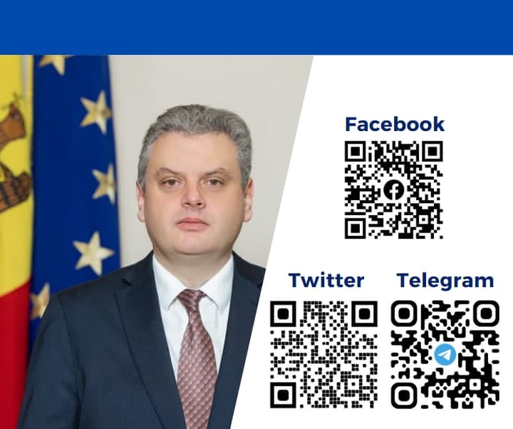 ✅Acum sunt prezent pe 3 rețele de comunicare digitală prin intermediul cărora vor fi distribuite informații actuale despre procesul de reintegrare și activitatea mea în calitate de Viceprim-ministru pentru reintegrare!