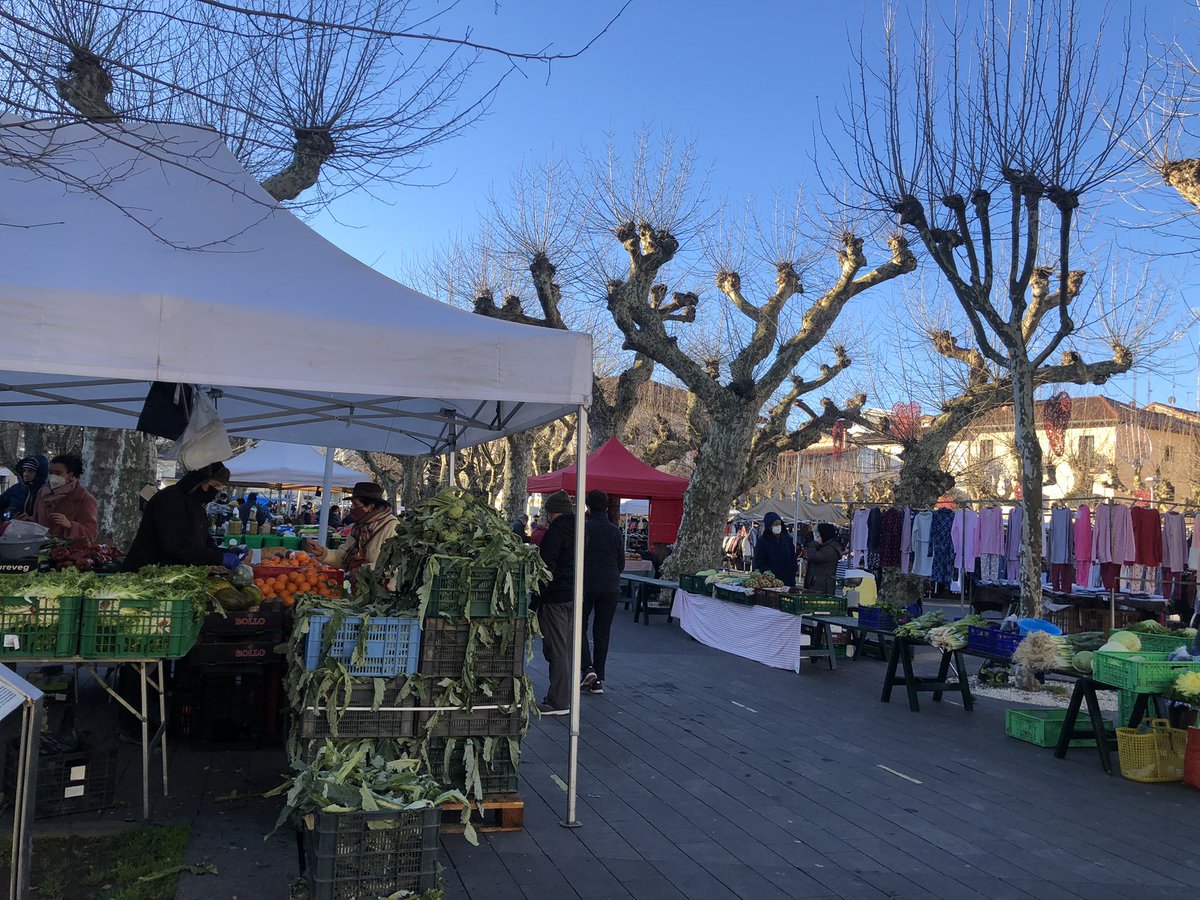 Irun_informa's tweet photo. 🛒 ☀️ Una mañana en el mercadillo. 

🥬 👋 Larunbatetako azoka txikia #Urdanibia|n. 🤩

#Irun https://t.co/qPr85ESvKM