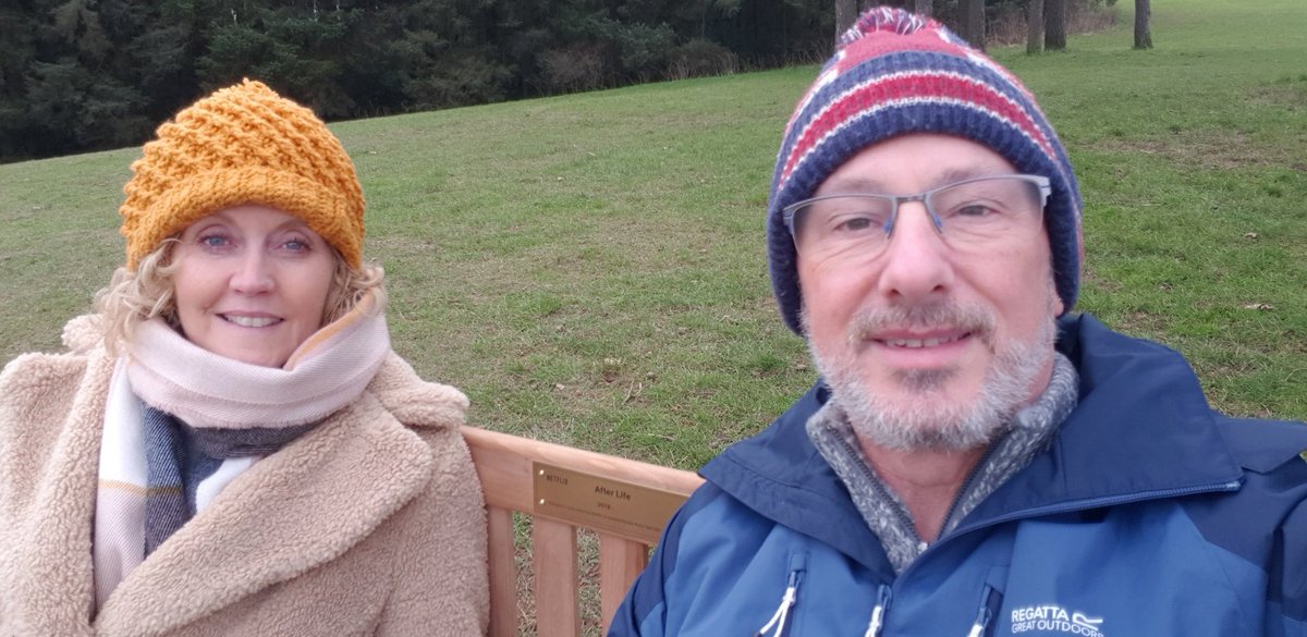 Found your bench <a href="/rickygervais/">Ricky Gervais</a> , loving After Life in Cofton Park Longbridge 😍