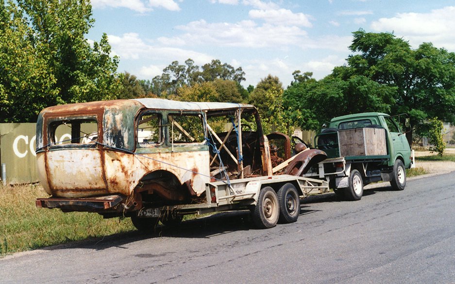 Allure_Limos's tweet photo. Our 1934 BN Series REO Speedwagon Vintage Wedding Car comes from humble beginnings! This is what it looked like prior to being restored. And now it is one of Perth most popular vintage wedding cars! 

https://t.co/liquXxhVhx https://t.co/xY7czO67WL