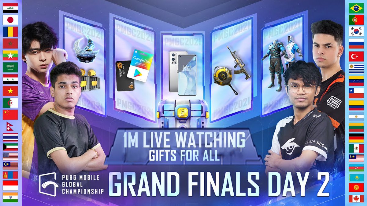 PUBGM_Europe's tweet photo. 🏃Day 2 has come - teams are dropping at the battlegrounds now! Quick, make your predictions and go watch!

🎤Talents Line Up: @JKaplan, @maxman30, @BlankCasts, @Nekr0u, @JohnAllenCasts, @The7WG, @mustachedave

#PUBGMOBILE #PMGC #PMGC2021 #NEXTTOGLORY #OnePlusPMGC #VisitSingapore https://t.co/VoJ2D3KtCy