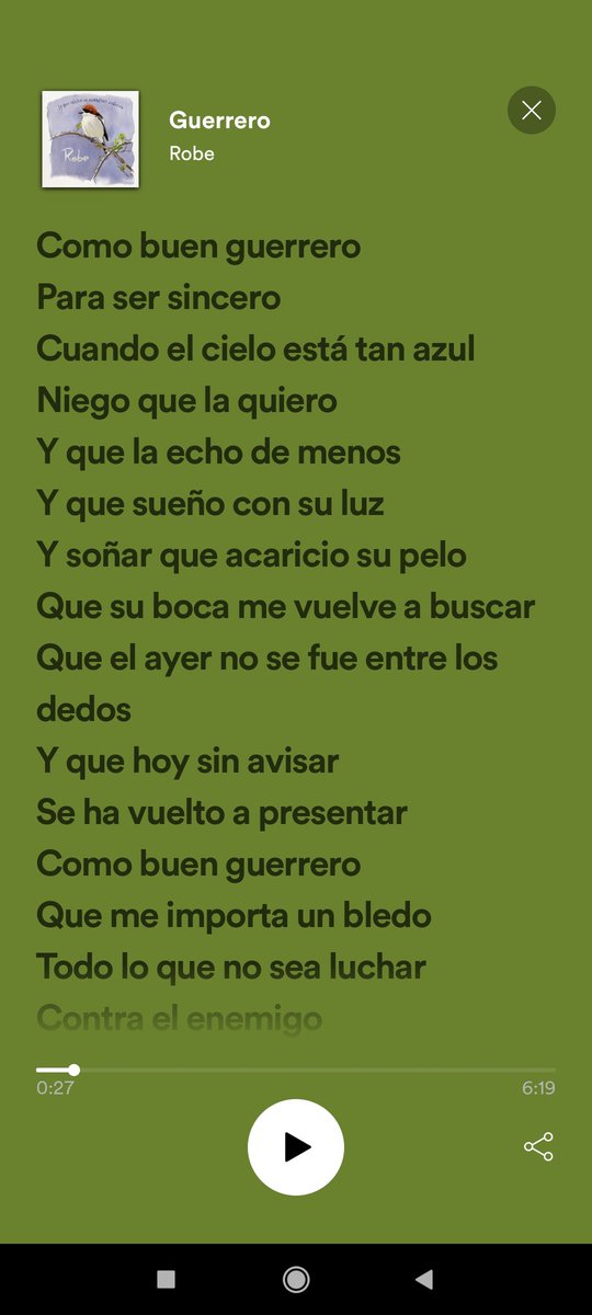 AlvaritoJo's tweet photo. Lo impresionante que es esta letra y canción @extremofrase https://t.co/duKE2afo1U