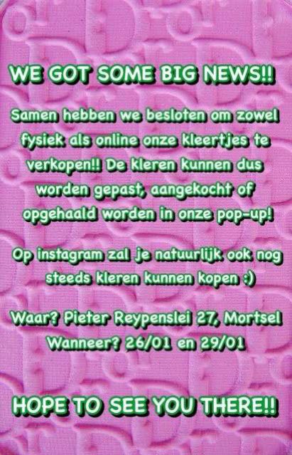 @blondiesclosetsale op instagram!!
Retweet = er door op al je examens💙