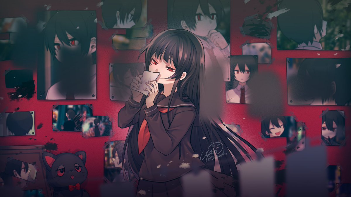 「黒髪ストレンジャー 」|Lyon@お仕事募集中のイラスト