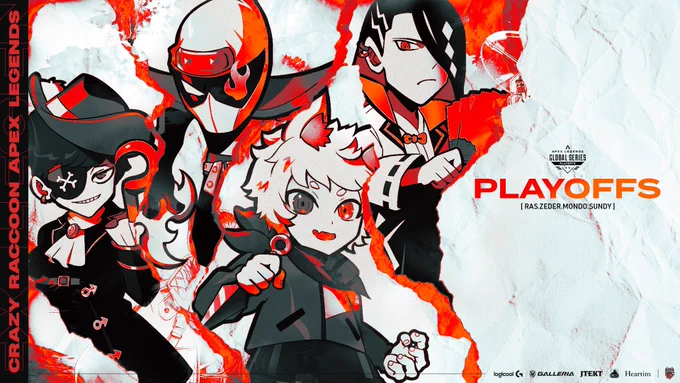 【Apex Legends Global Series Pro League Split 1 Playoffs】

1/23 (日) 11:50~ 配信スタート🔥

@Ras9915  
@ZedLtachi  
@Mondo2233  
@SundayVLRT  

👇配信はこちら👇
https://t.co/oh3KEcJMOE

#ALGS #CRwin 