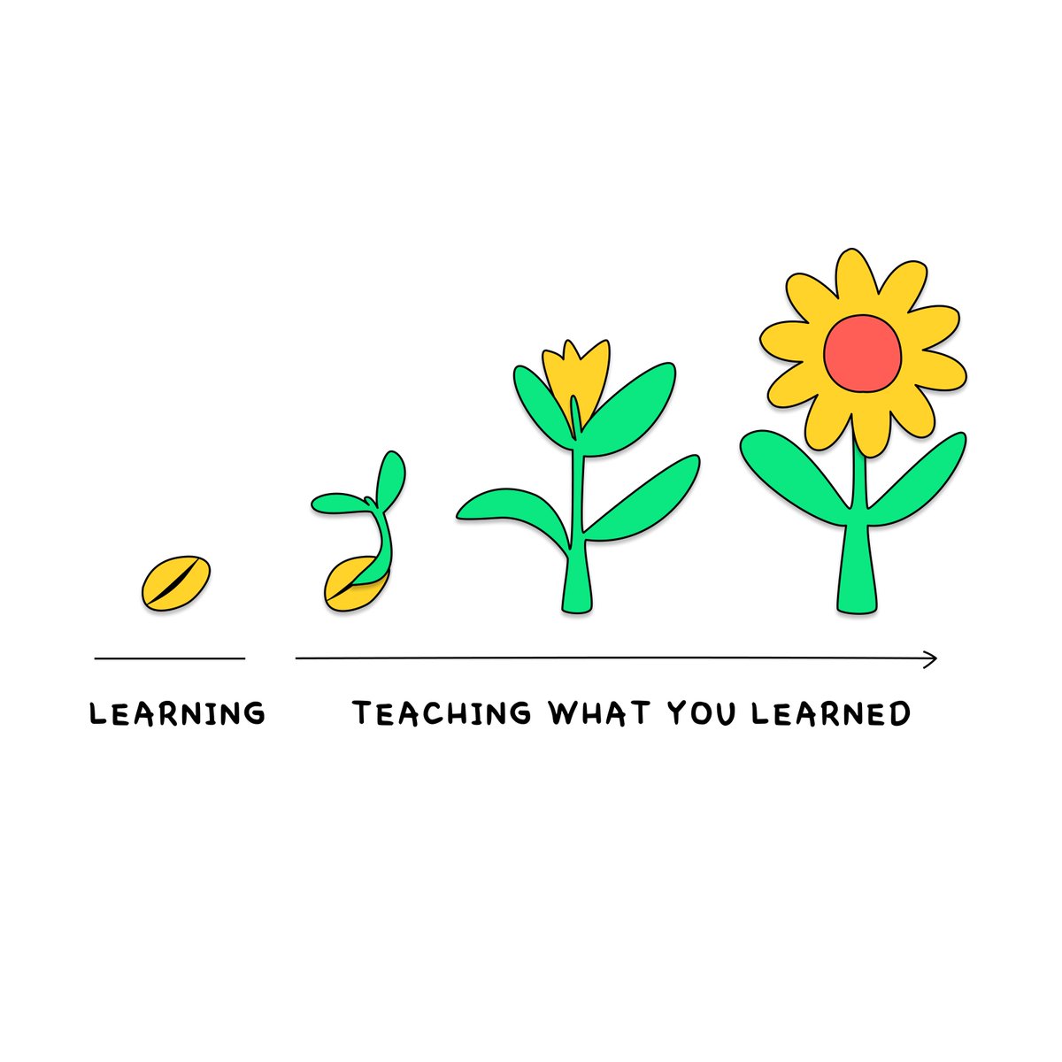 Explain what you learned to someone else. Teaching forces learning —<a href="/naval/">Naval</a>