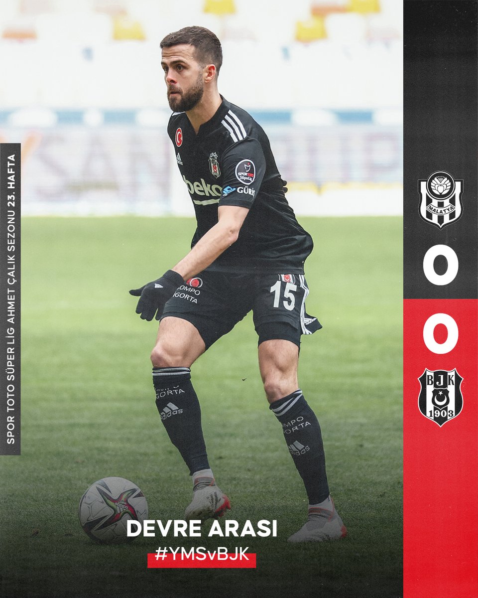 Besiktas's tweet photo. İlk yarı sonucu.

#YMSvBJK | 0:0 https://t.co/UGtGDHJg1a