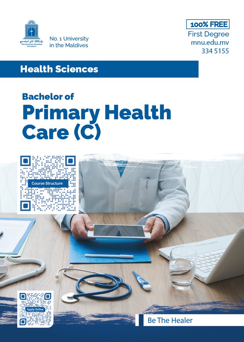 MNUedu's tweet photo. Study Bachelor of Primary Health Care

For more information: https://t.co/CHu9rx2IIJ
Apply now: https://t.co/7sLOuPxa1E
#FahiMNU
#studyatMNU
#mnusince1973
#gaumubinaakurun
#buildingnationsince1973
#februaryintake2022 https://t.co/pQsaDPgidi