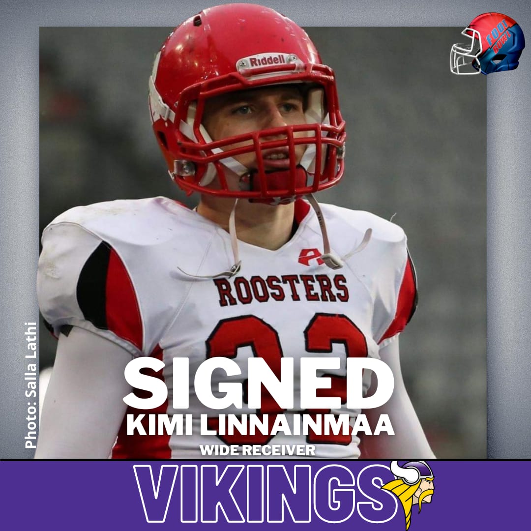 Vienna Vikings signed WR Kimi Linnainmaa

The 27-year-old Finn won multiple Maple Bowls with the Helsinki Roosters. In 2019 he was drafted by the Toronto Argonauts in the CFL Global Draft. Last season, he played for the Potsdam Royals in the GFL. #ELF2022 #PurpleReign #ranELF https://t.co/m25yktj6sp